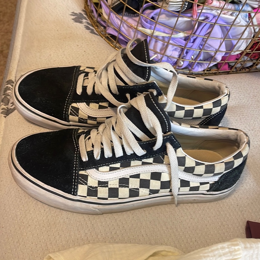 Checkered Vans